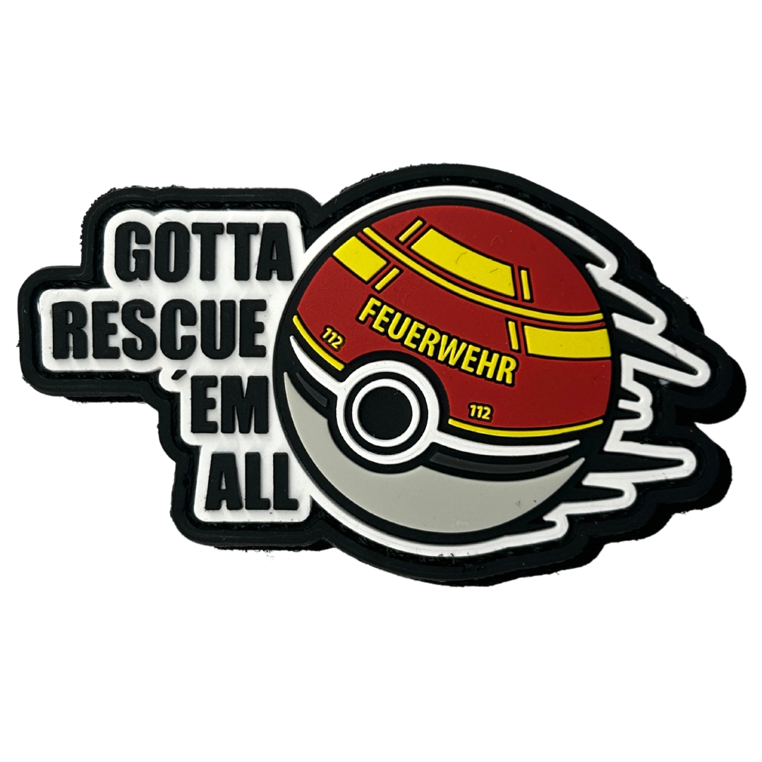 Gotta Rescue'em All Rubber Patch