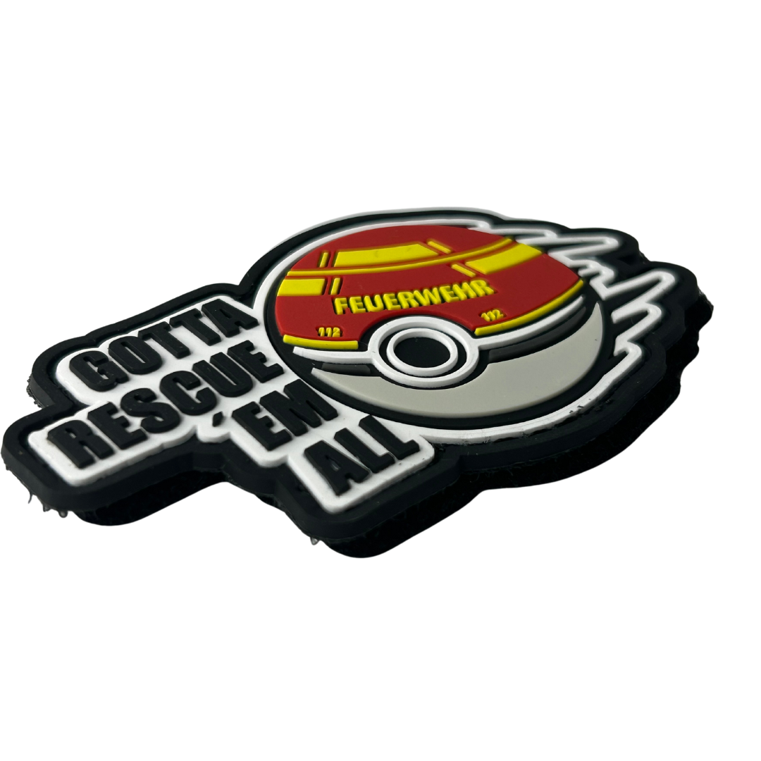 Gotta Rescue'em All Rubber Patch