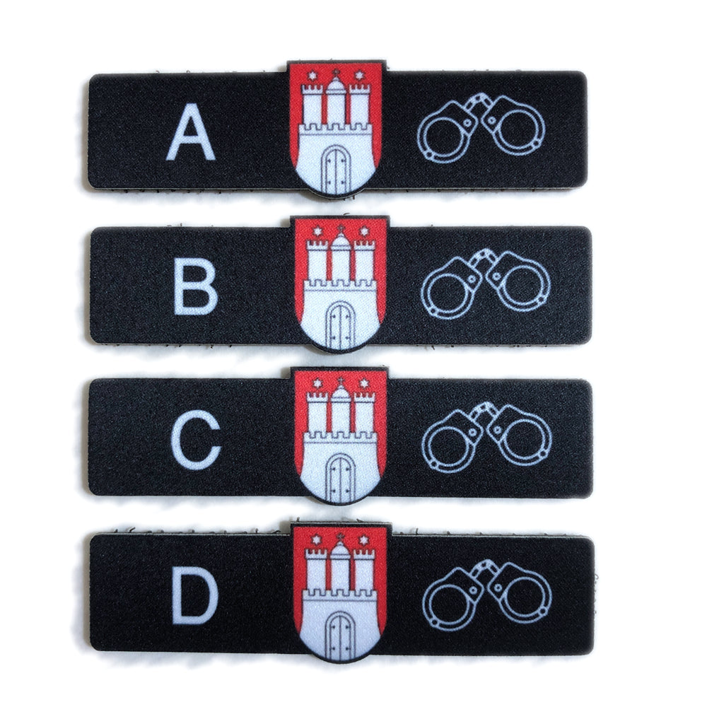 Bundesland Dienstgruppenpatches A-E