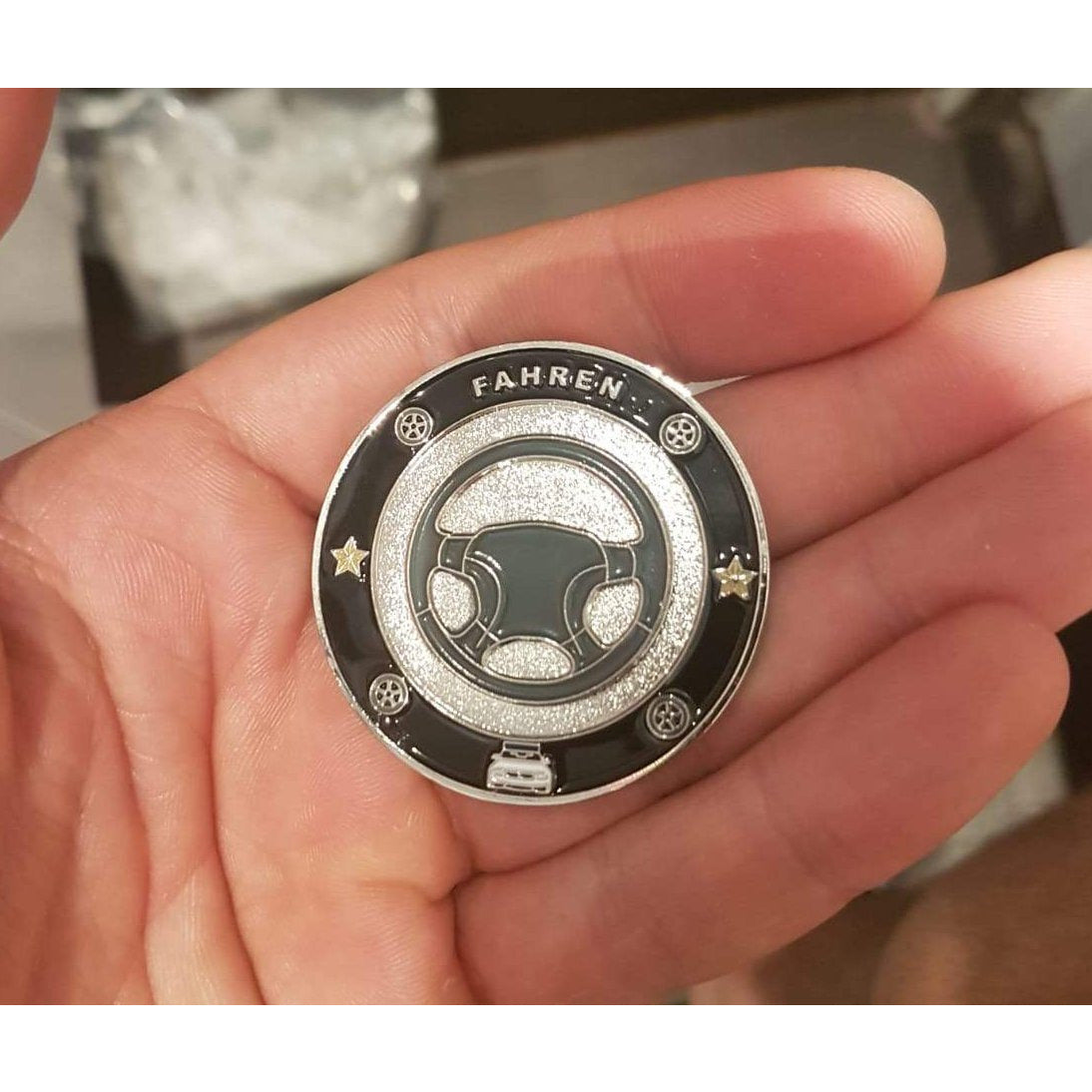 Fahren /Funken Fun Coin - Polizeimemesshop