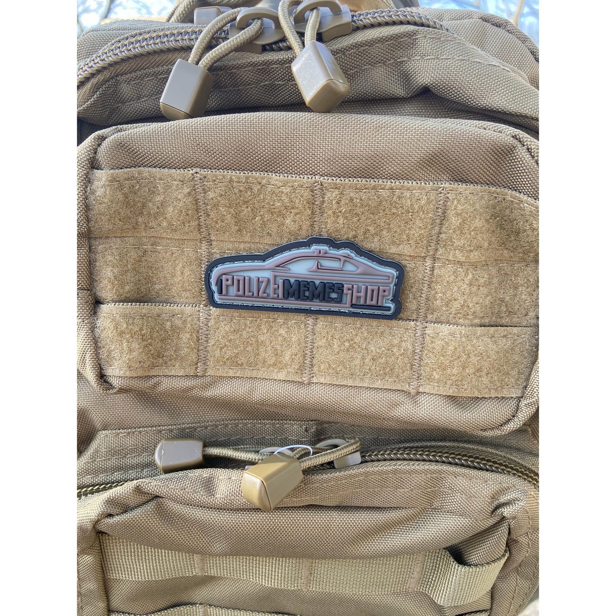 Polizeimemesshop Logo Black Ops Rubber Patch