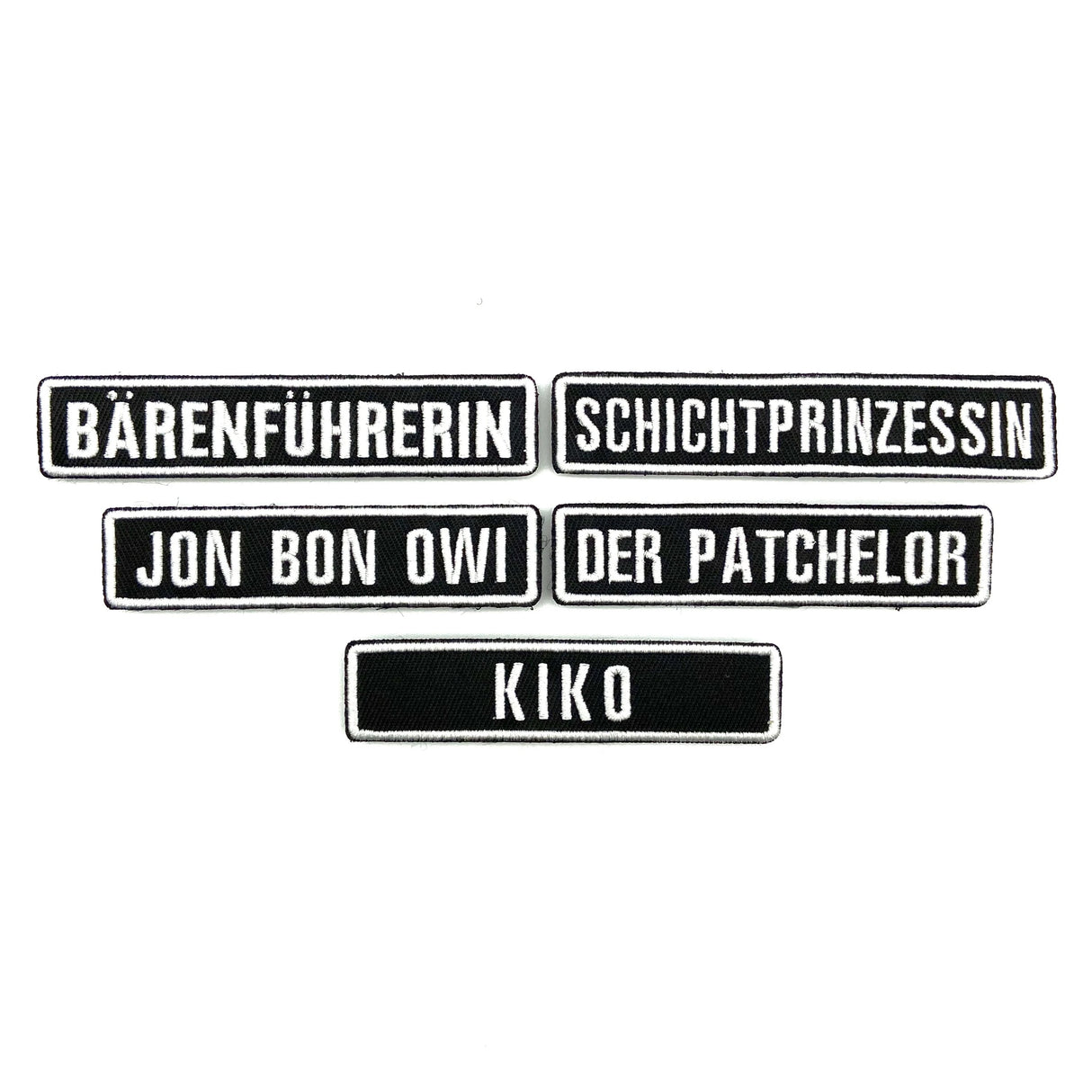 Namensschilder 2.0 Textilpatches - Polizeimemesshop