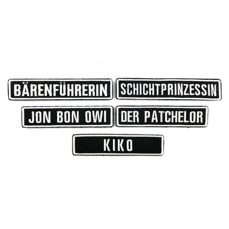 Namensschilder 2.0 Textilpatches - Polizeimemesshop