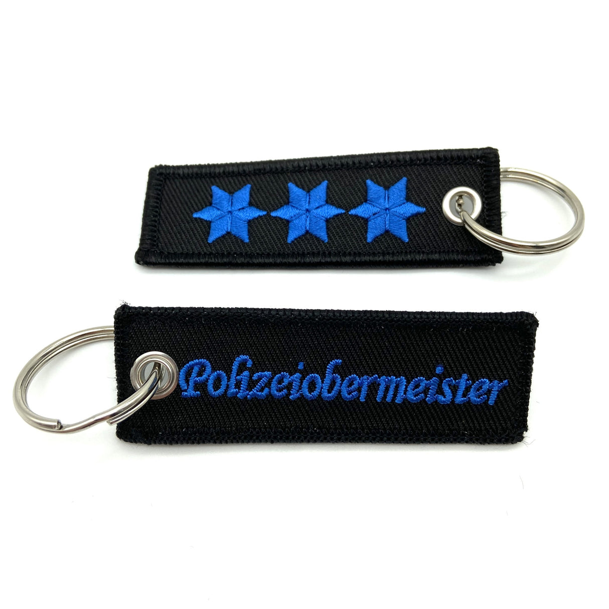 Dienstgrad Schlüsselanhänger Textil - Polizeimemesshop