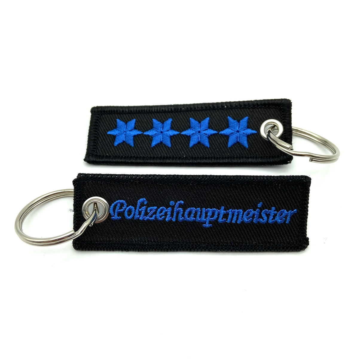 Dienstgrad Schlüsselanhänger Textil - Polizeimemesshop