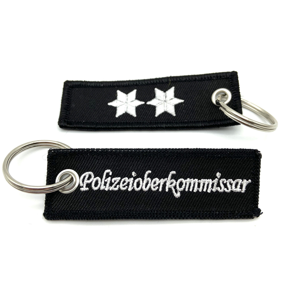 Dienstgrad Schlüsselanhänger Textil - Polizeimemesshop