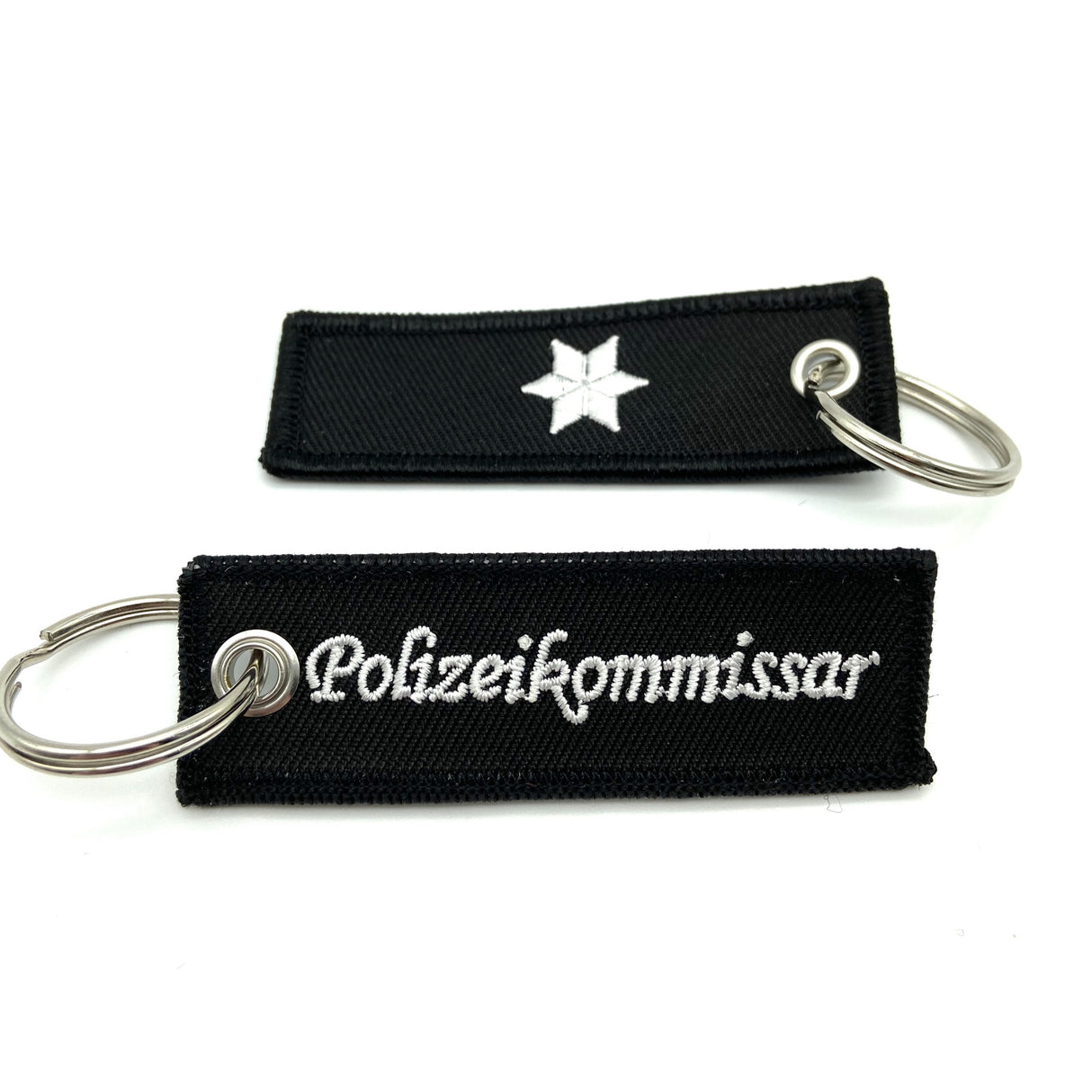 Dienstgrad Schlüsselanhänger Textil - Polizeimemesshop