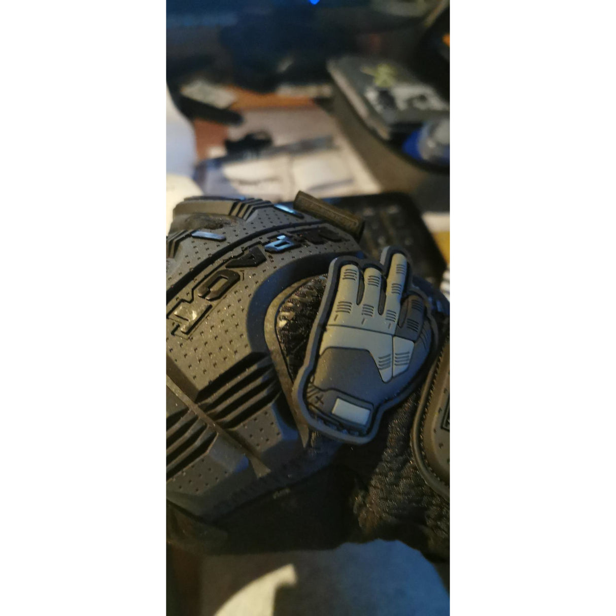 Einsatzhandschuh Rubber Patch - Polizeimemesshop