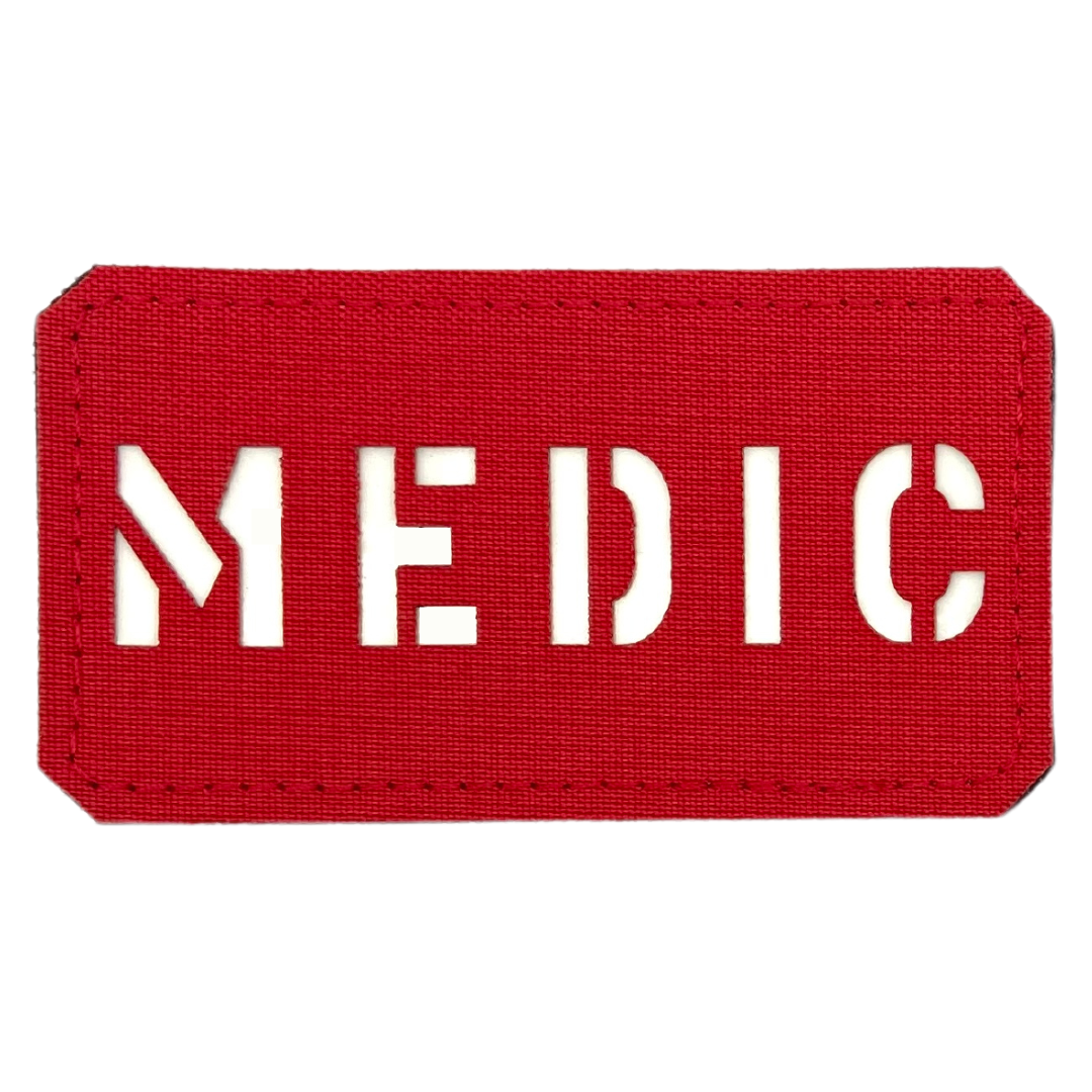 Lasercut Medic Glow Textil Patch