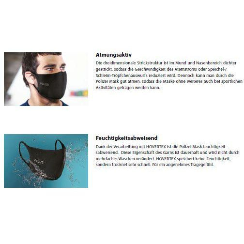Mundschutzmasken Unisexgröße Doppelpack