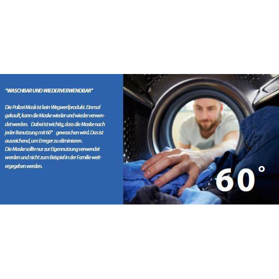 Mundschutzmasken Unisexgröße Doppelpack