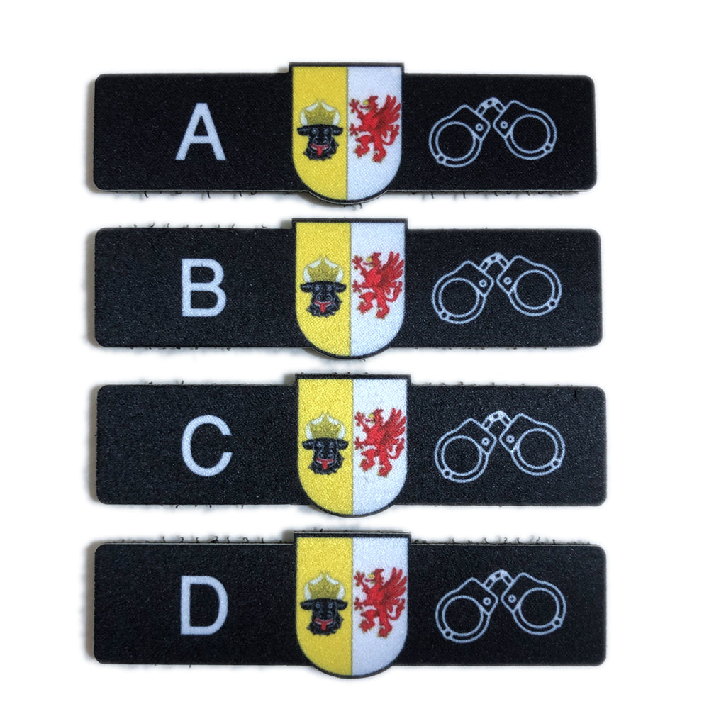 Bundesland Dienstgruppenpatches A-E