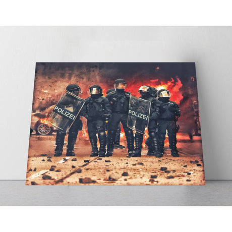 Feuer & Flamme Leinwandbild