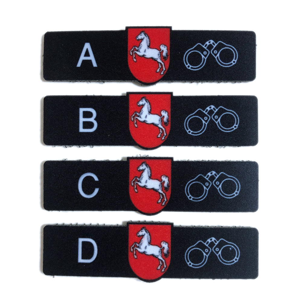 Bundesland Dienstgruppenpatches A-E