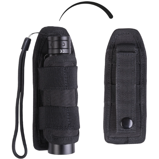 SEC Taschenlampenholster Molle Schwarz