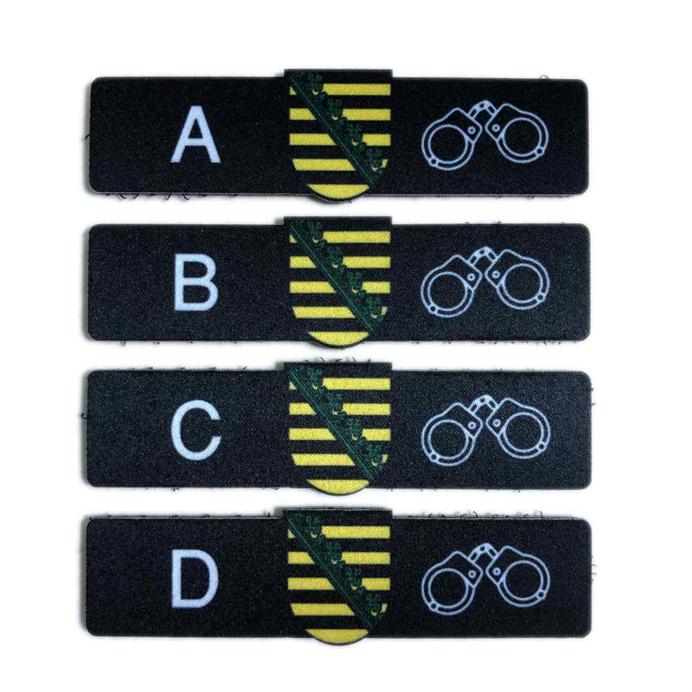 Bundesland Dienstgruppenpatches A-E