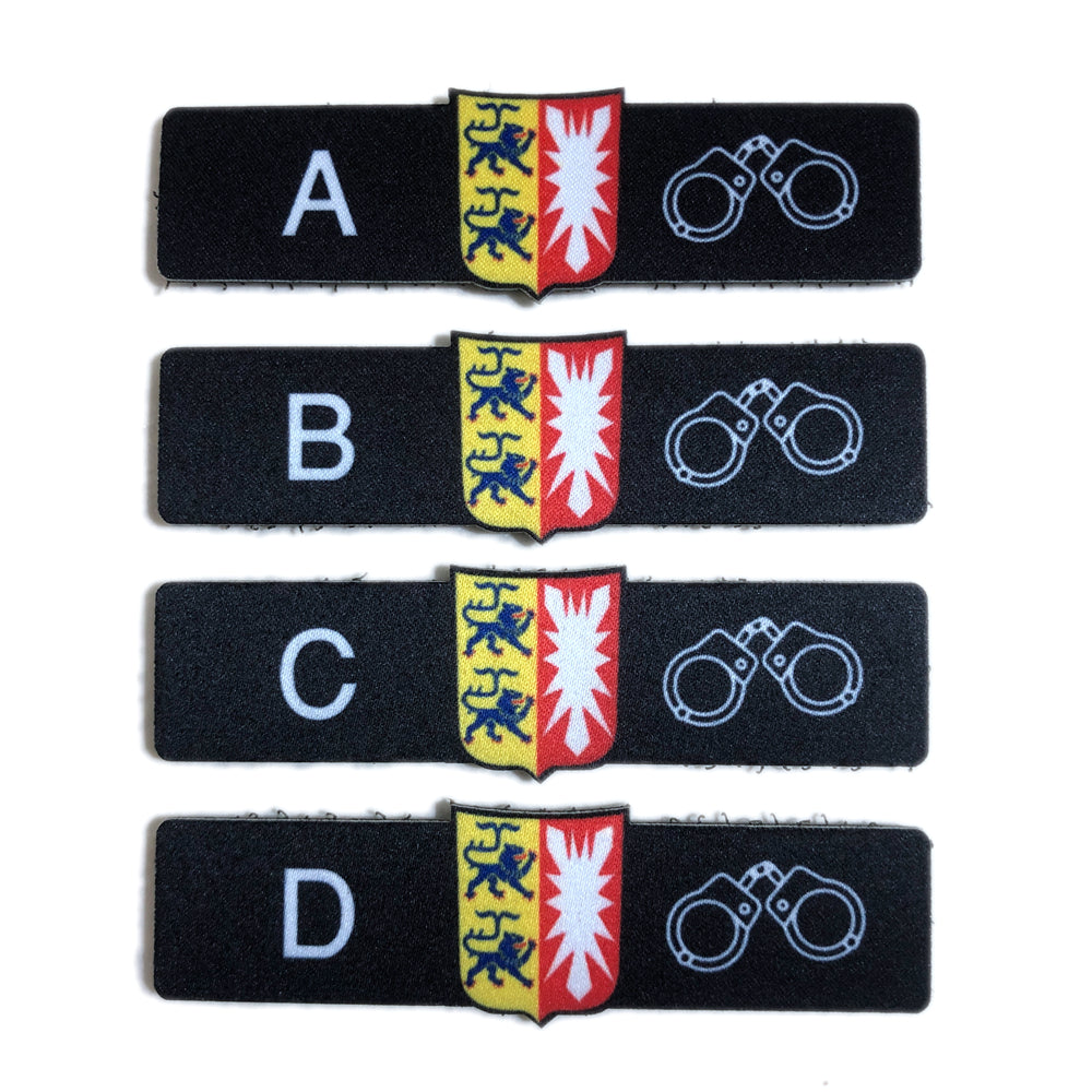 Bundesland Dienstgruppenpatches A-E
