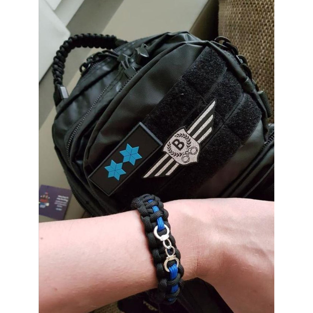 Dienstgruppen A-F Schicht Textil Patch - Polizeimemesshop