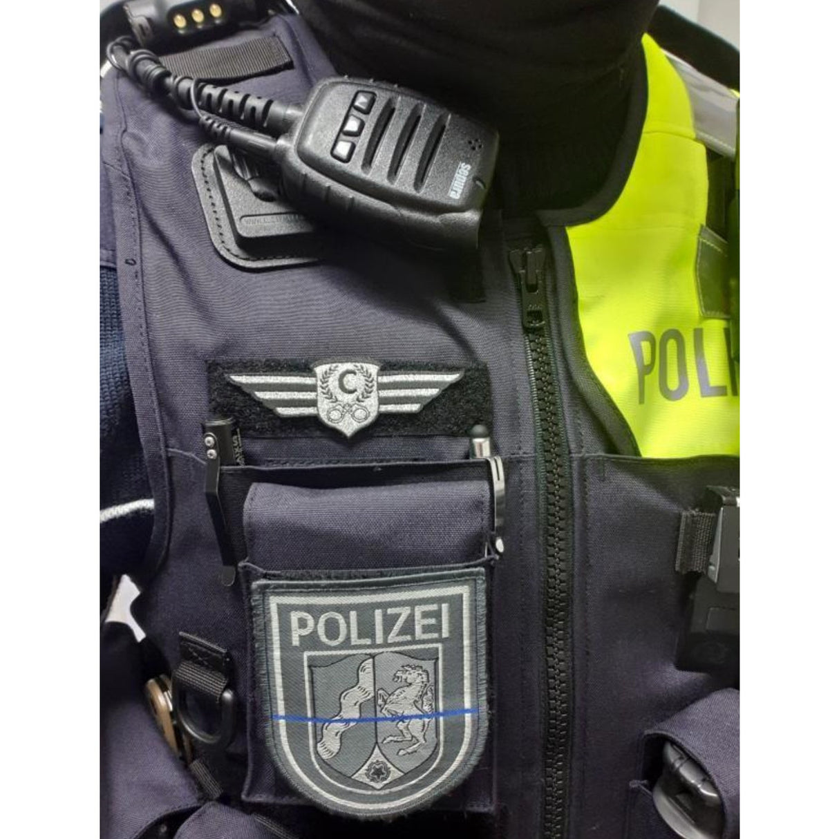 Dienstgruppen A-F Schicht Textil Patch - Polizeimemesshop