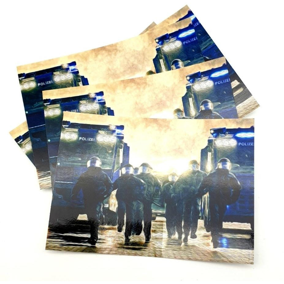 Die Einheit Sticker 10er Pack - Polizeimemesshop