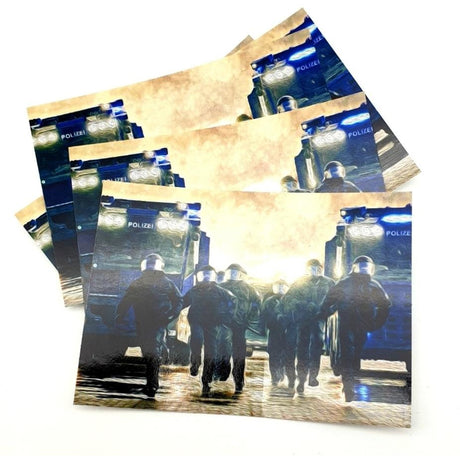Die Einheit Sticker 10er Pack - Polizeimemesshop