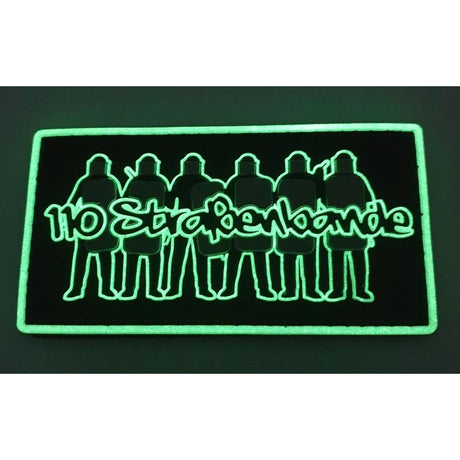 Straßenbande 110 "Glow in the Dark" Rubberpatch - Polizeimemesshop