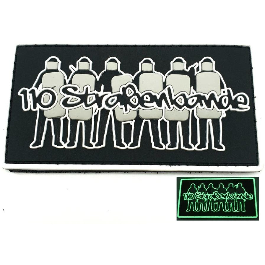 Straßenbande 110 "Glow in the Dark" Rubberpatch - Polizeimemesshop