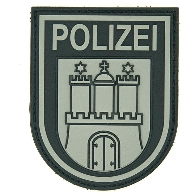 Polizei Hamburg "Black Ops" Patch - Polizeimemesshop