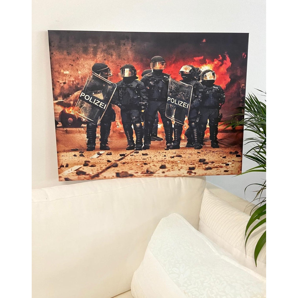 Feuer & Flamme Leinwandbild