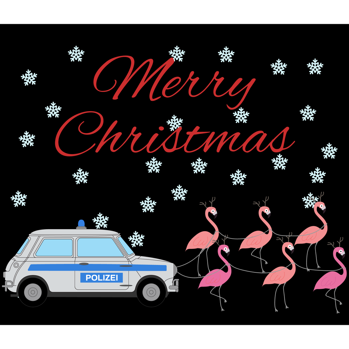 Weihnachtskarten 9er Set - Polizeimemesshop