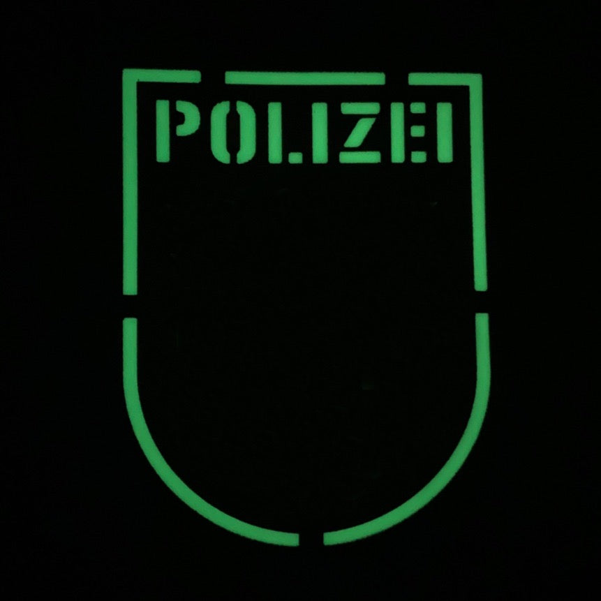 Bundespolizei "Glow in the Dark" Lasercut Patch