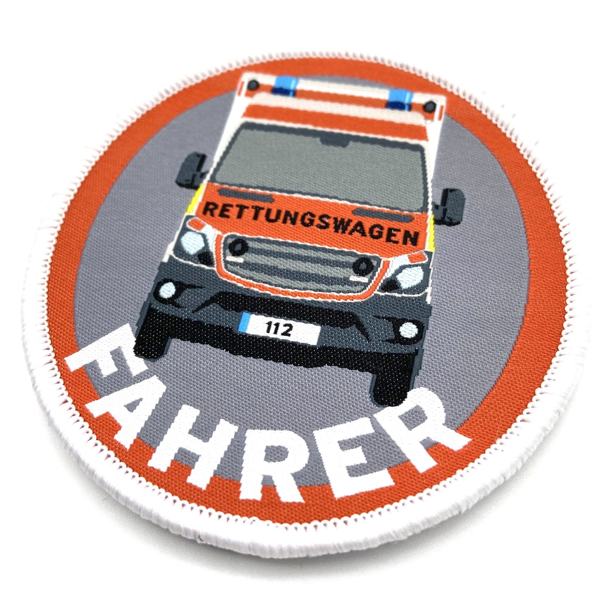 Rettungswagenfahrer Textil Patch - Polizeimemesshop