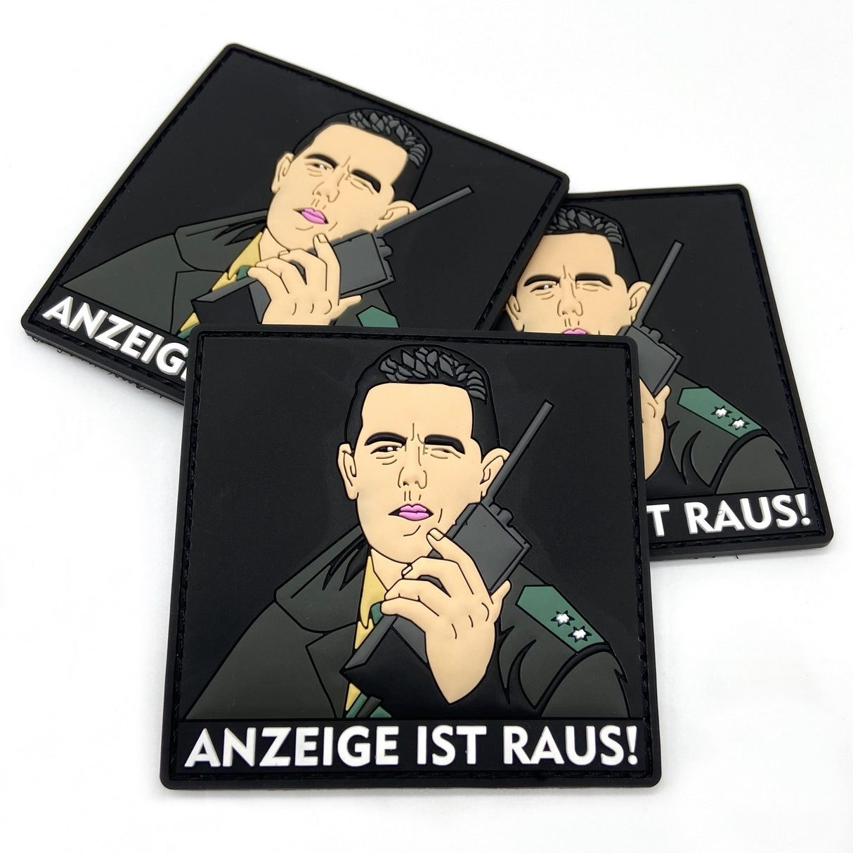 Polizei Anzeige Rubber Patch