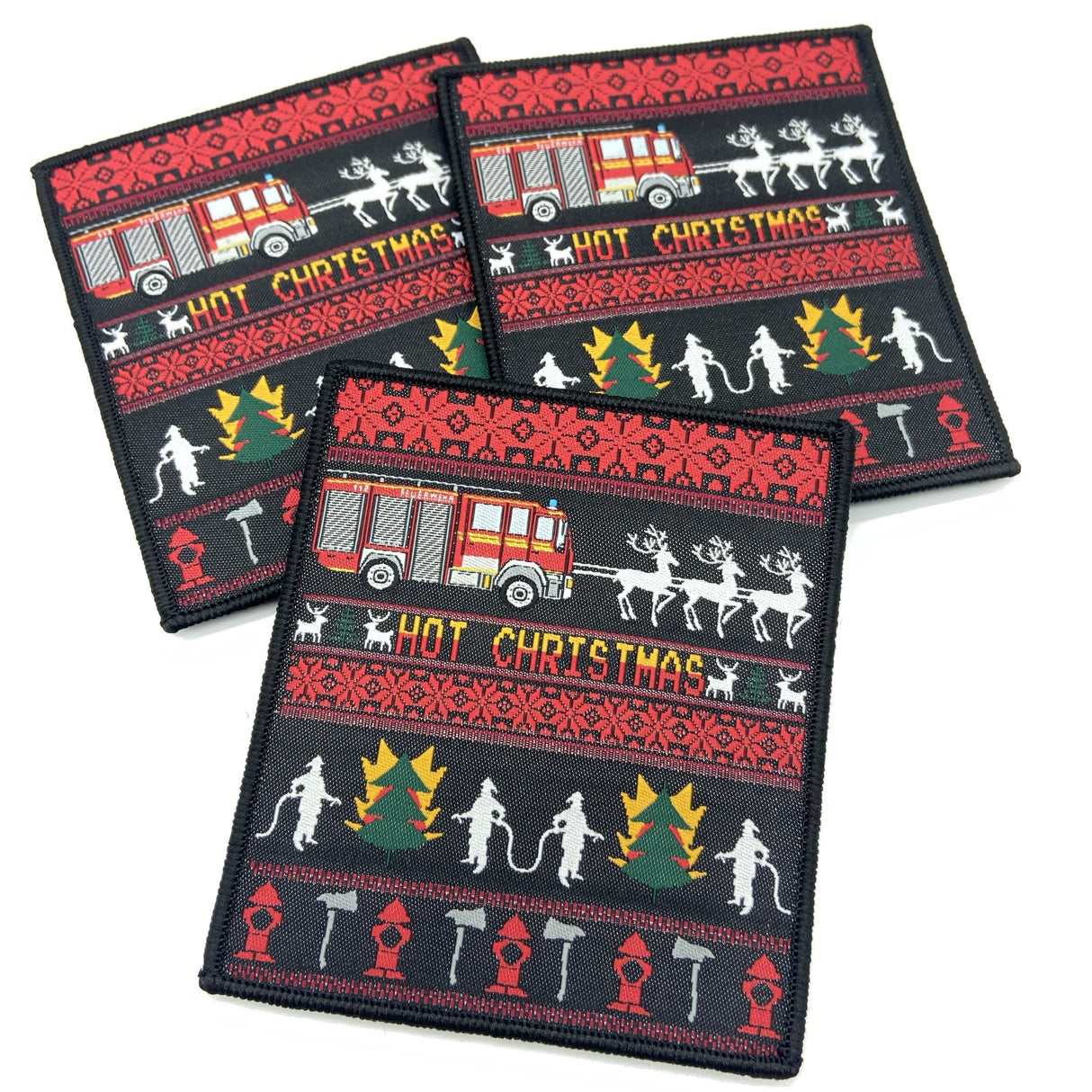Feuerwehr Xmas Textilpatch