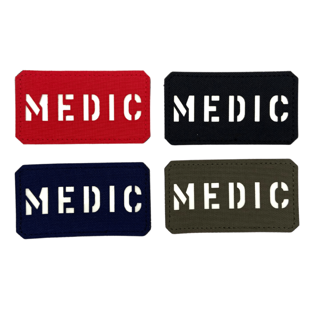 Lasercut Medic Glow Textil Patch