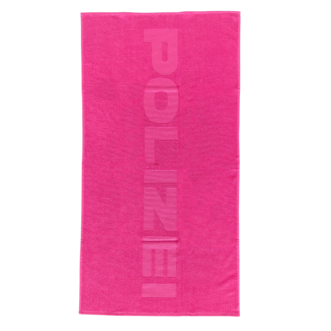 Polizei Duschhandtuch Pink