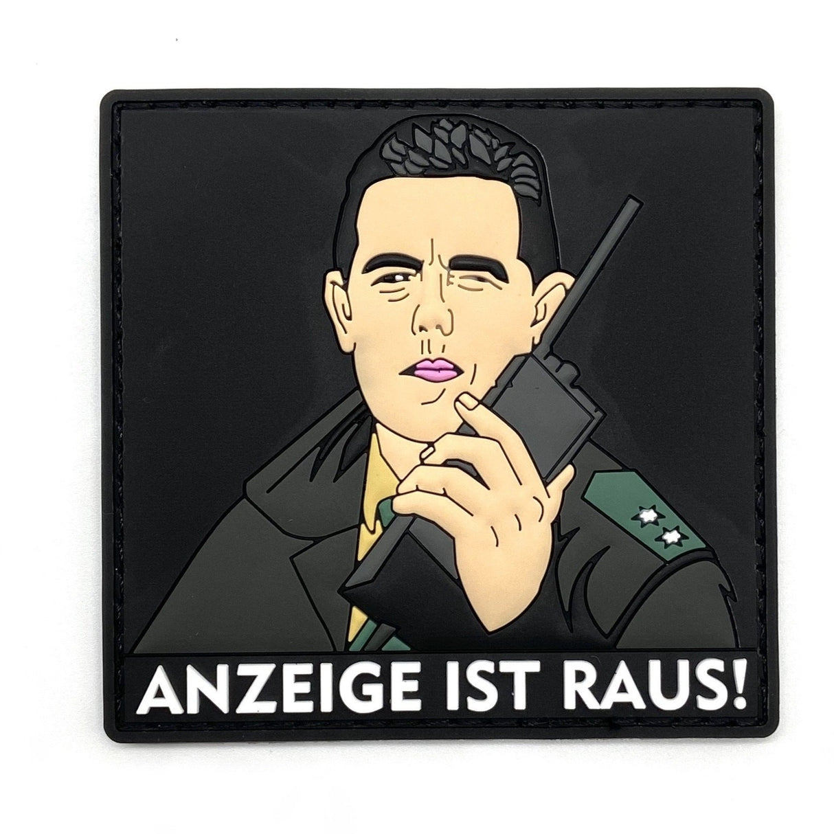Polizei Anzeige Rubber Patch