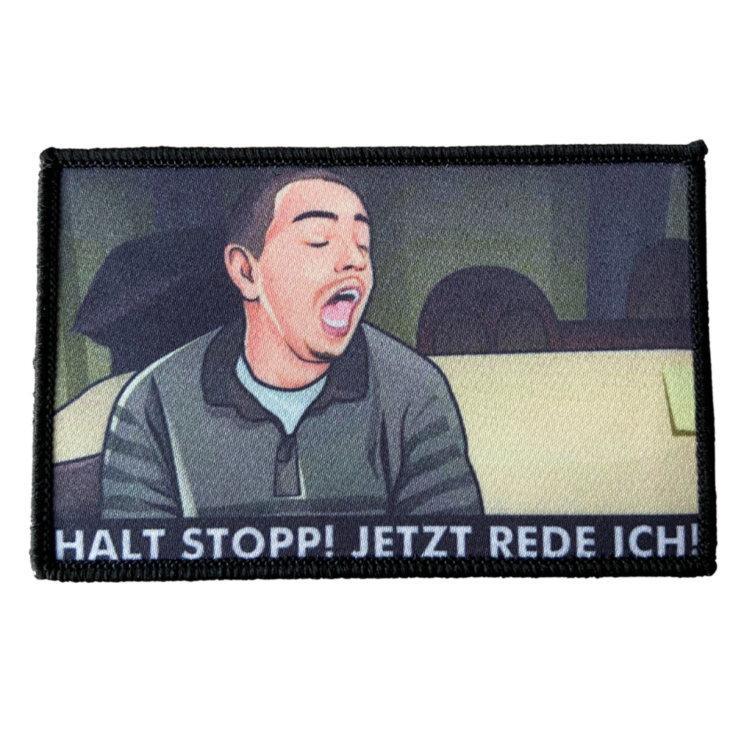 Halt Stopp! Textil Patch