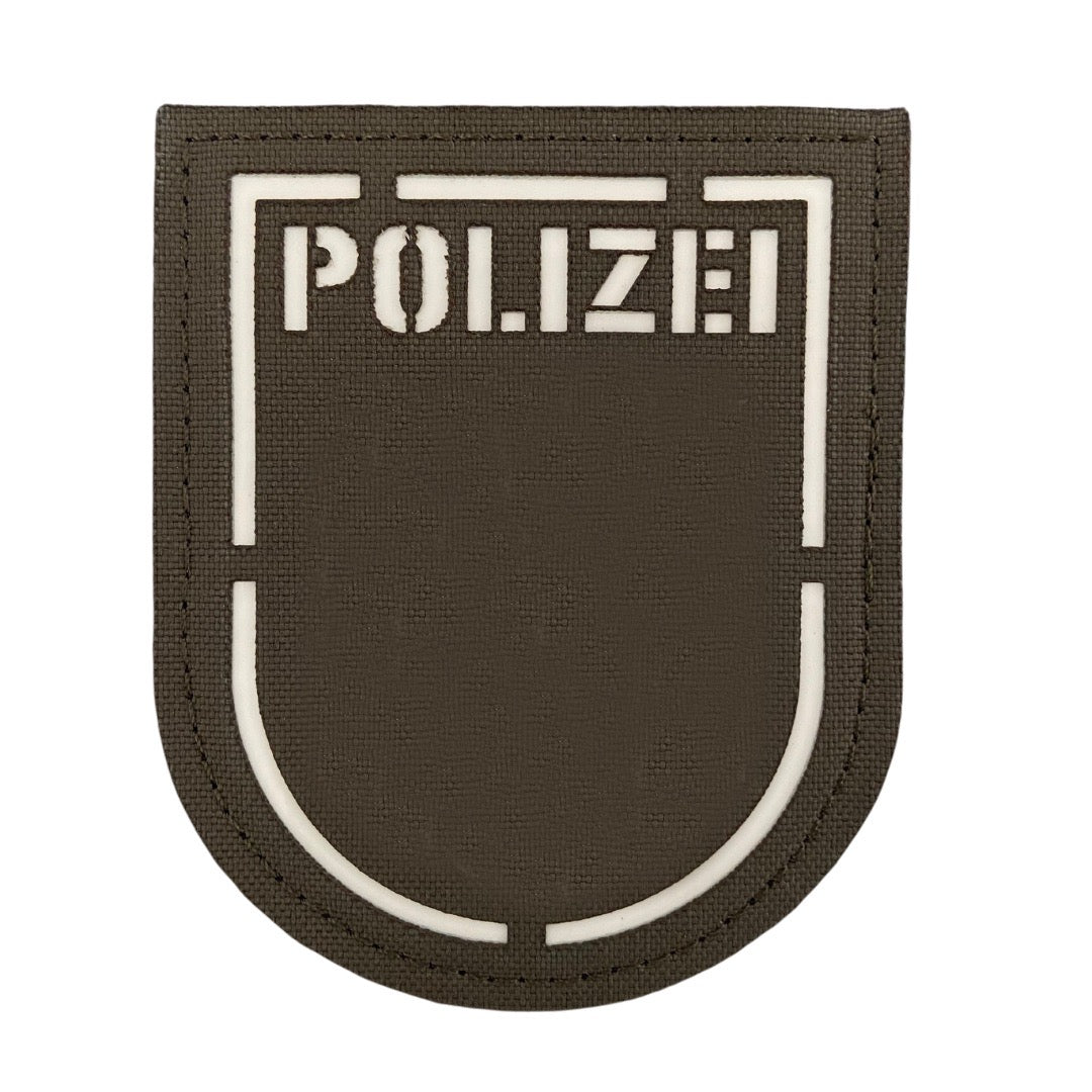 Bundespolizei "Glow in the Dark" Lasercut Patch