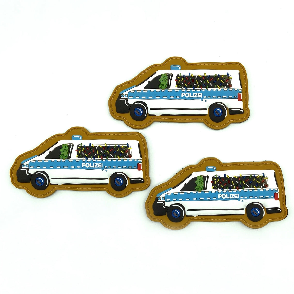 Polizei Keksstreife Rubber Patch