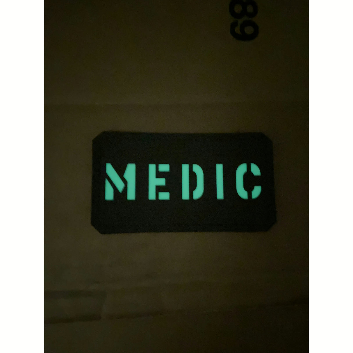 Lasercut Medic Glow Textil Patch