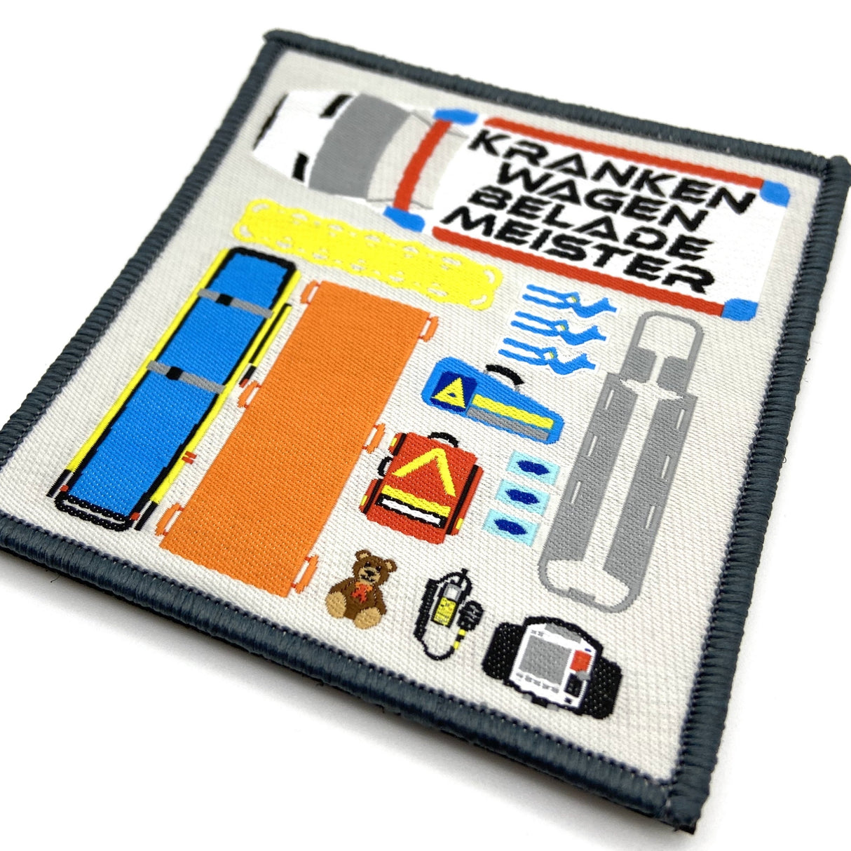Krankenwagenbelademeister Patch II Textil Patch - Polizeimemesshop