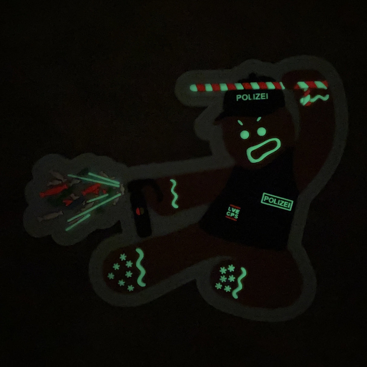 Polizei Lebkuchenmann II Rubber Patch