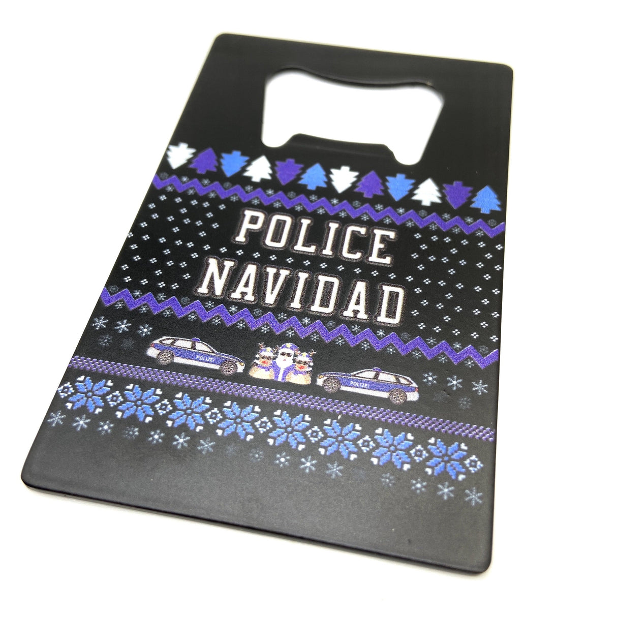 Police Navidad Flaschenöffner