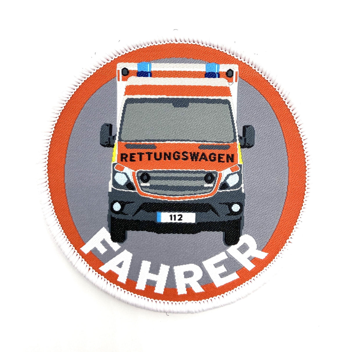 Rettungswagenfahrer Textil Patch - Polizeimemesshop