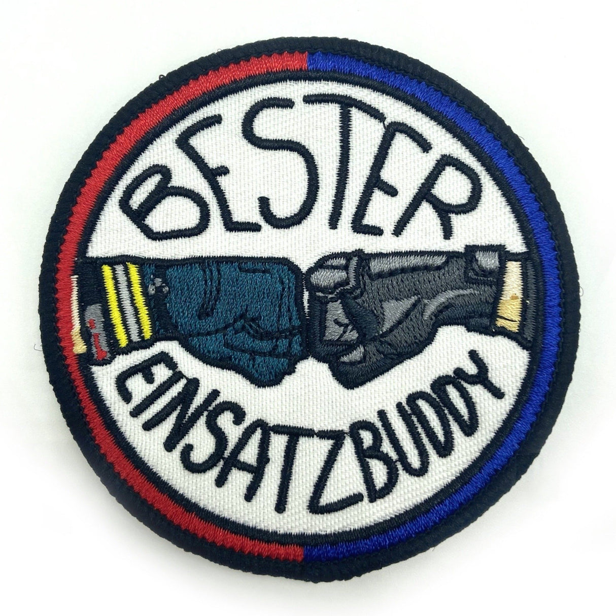 Feuerwehr/Polizei Bester Einsatzbuddy Textil Patch