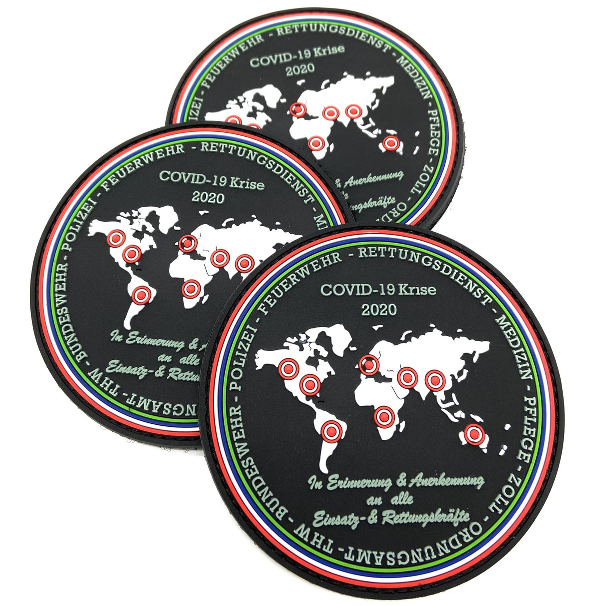 Covid-19 Solidaritäts Rubberpatch - Polizeimemesshop