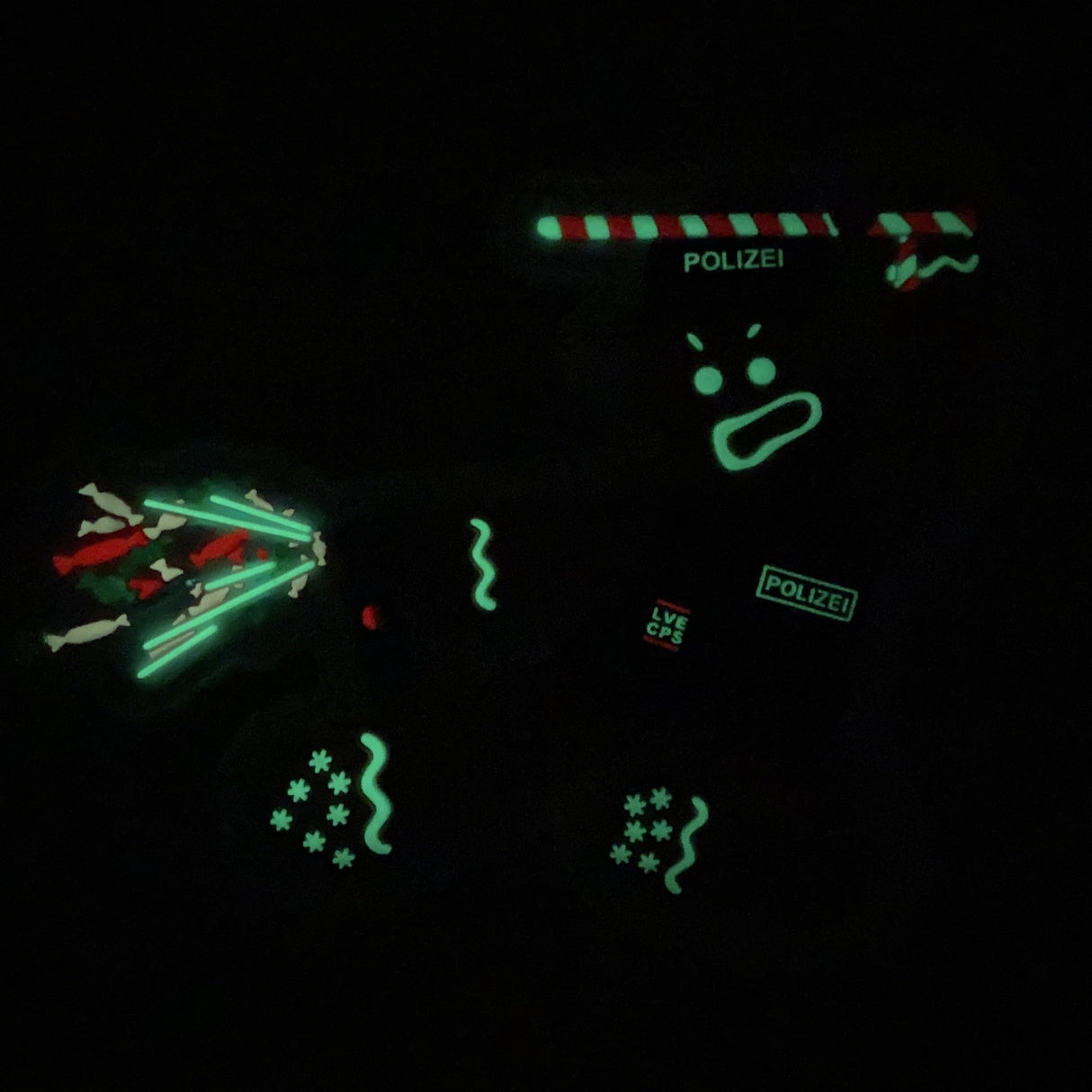 Polizei Lebkuchenmann II Rubber Patch