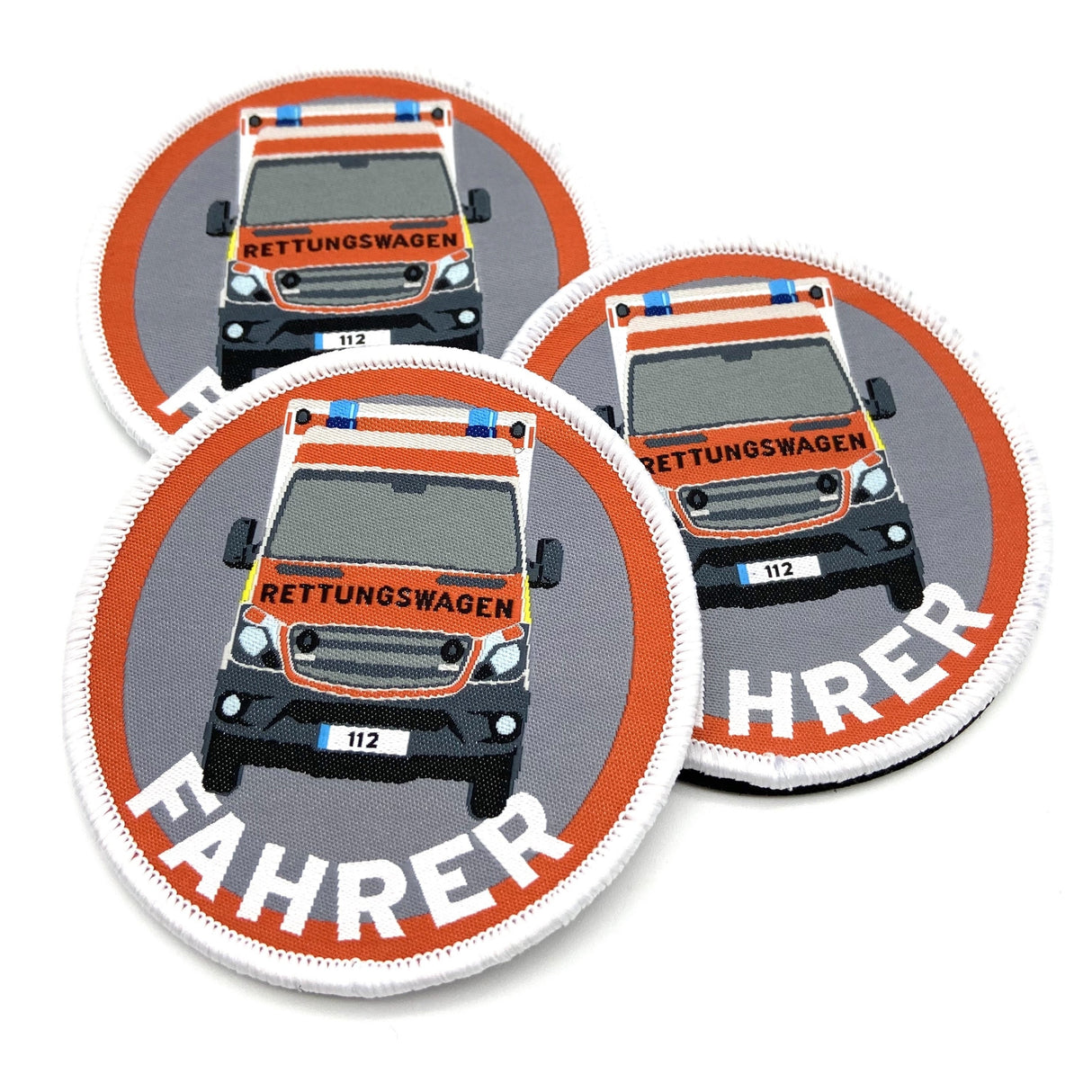 Rettungswagenfahrer Textil Patch - Polizeimemesshop