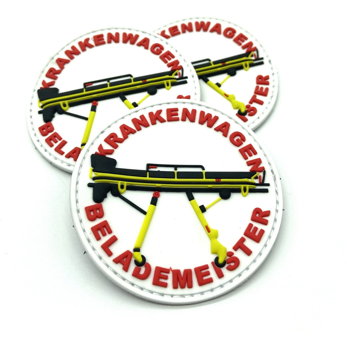 Krankenwagenbelademeister Rubber Patch - Polizeimemesshop